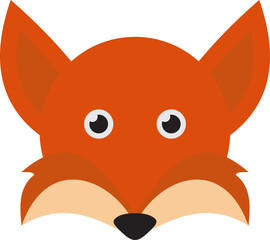 Fox head illustration