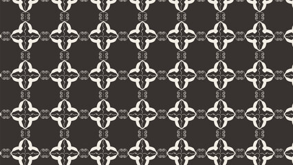 Abstract line shape flowers retro geometric motif basic pattern. Pastel boho background in minimalist. Suit for presentation, backgrounds, wallpapers, textiles, and fashion for your designs.