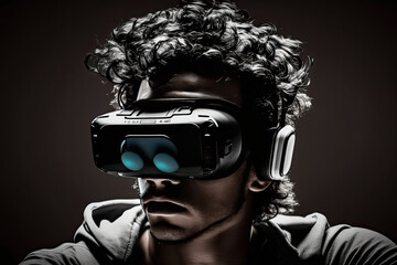 Virtual Reality: Modern Man Embarking on Digital Discoveries with VR Glasses