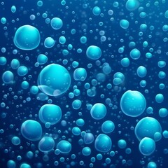 underwater water bubble illustration background