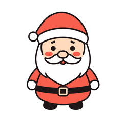 Santa Claus simple vector