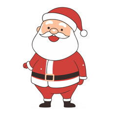 Santa Claus simple vector