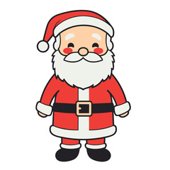 Santa Claus simple vector