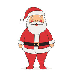 Santa Claus simple vector