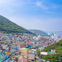 Fototapeta premium The most beautiful Viewpoint Gamcheon Culture Village Busan(pusan), South Korea