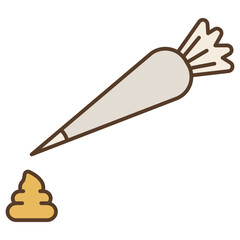 sweet topping pastry cream