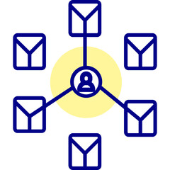 illustration of a icon segmentation
