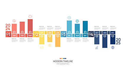 Business road map timeline infographic template. milestone element timeline diagram calendar and 4 quarter topics, vector infographic