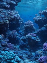 Fototapeta na wymiar coral reef in the ocean