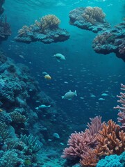 Obraz premium coral reef in the ocean