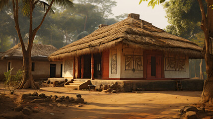 Indian dwelling house