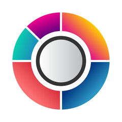 Obraz premium Infographic Table