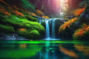 waterfall in the forest