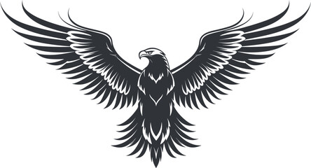 Fototapeta premium vintage eagle vector illustration for logos, tattoos, stickers, t-shirt designs, hats