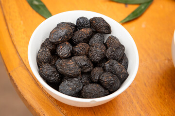 Dried olives, Algarrobal Valley, Ilo, Peru