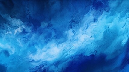 Fototapeta premium Abstract watercolor paint background dark blue color.Generative AI