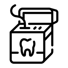 dental floss Line Icon