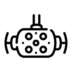 dental light Line Icon