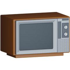 Classic Television 3D Icon