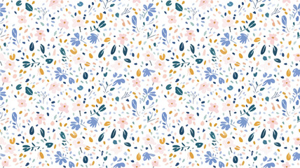 seamless ditsy flowers repeating pattern, tiny flowers pattern, ditsy, liberty , meadow, floral