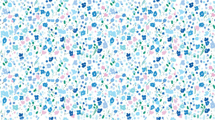 seamless ditsy flowers repeating pattern, tiny flowers pattern, ditsy, liberty , meadow, floral