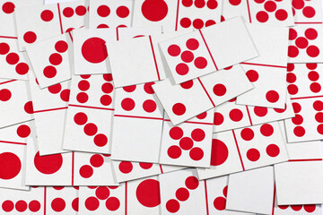domino cards can be used as a background