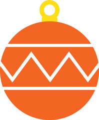 The Christmas icon for holiday concept