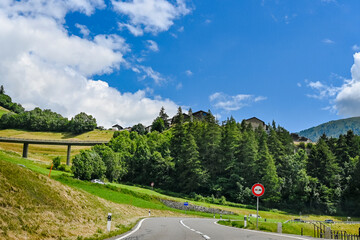 Grosser Sankt Bernhard, Saint-Bernard, St. Bernard, Passstrasse, Alpenpass, Bergstrasse, Alpen,...