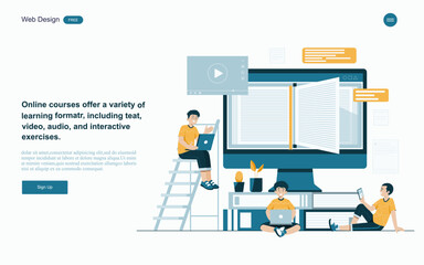 Distance education courses are online,delivered through other media, such as video conferencing, audio recordings, and print materials.