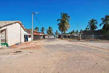 Fototapeta premium Small village on Casamance river, Ziguinchor Region, Senegal, West Africa