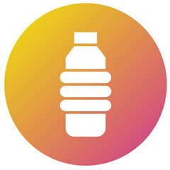 Water bottle Vector Icon Design Illustration