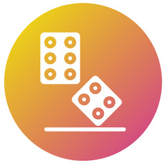 Dice Vector Icon Design Illustration