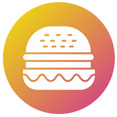 Hamburger Vector Icon Design Illustration