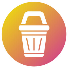 Bin Vector Icon Design Illustration