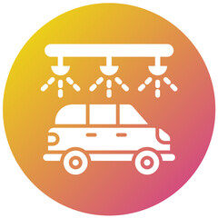 Car wash Vector Icon Design Illustration