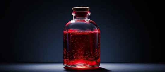 Close up of a healing potion With copyspace for text