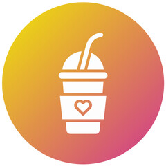 Smoothie Vector Icon Design Illustration