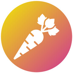 Carrot Vector Icon Design Illustration