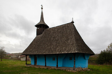 Fototapeta na wymiar An old small church from Transylvania - Romania