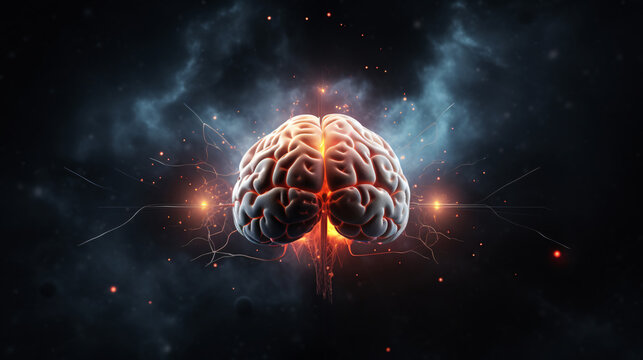 The human brain: A source of energy flashes, exploring the concept of brain power