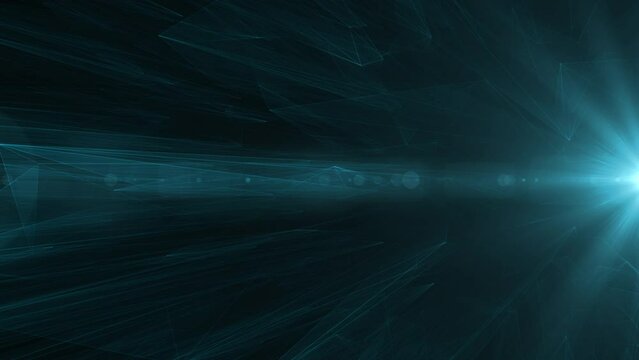 Blue light streaks. Abstract motion background. 4K, Ultra HD resolution. Loop ready animation. 