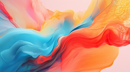 Abstract paint with brush background template