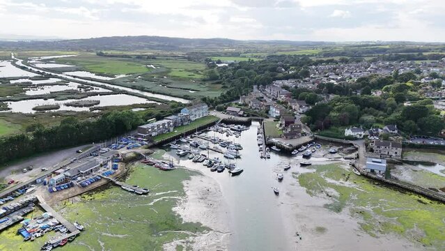 Bembridge harbour  Isle of wight Uk drone,aerial