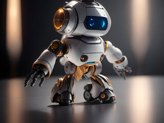 Discover studio perfection with a mini macro robot. Realism and impeccable lighting converge in this technological Univers
