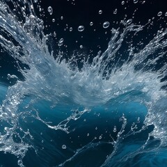  A Highly Detailed 8K Ultra HD Water Splash Scene