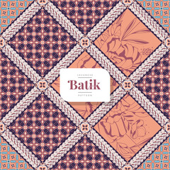 decorative batik seamless pattern 23