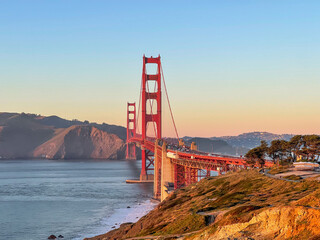 Golden Gate's Evening Embrace
