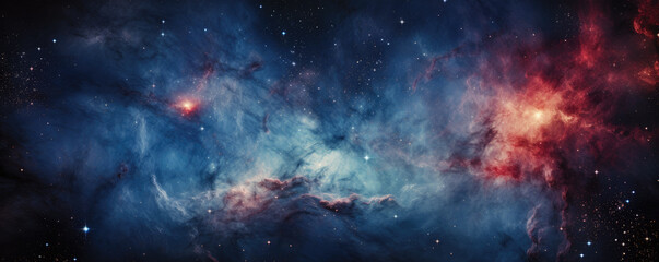 Obraz premium Amazing photo of a beautiful galaxy deep in space