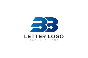 BB Latter bb technology logo design