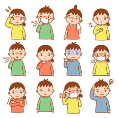 風邪・インフルエンザ・コロナ・病気・体調不良